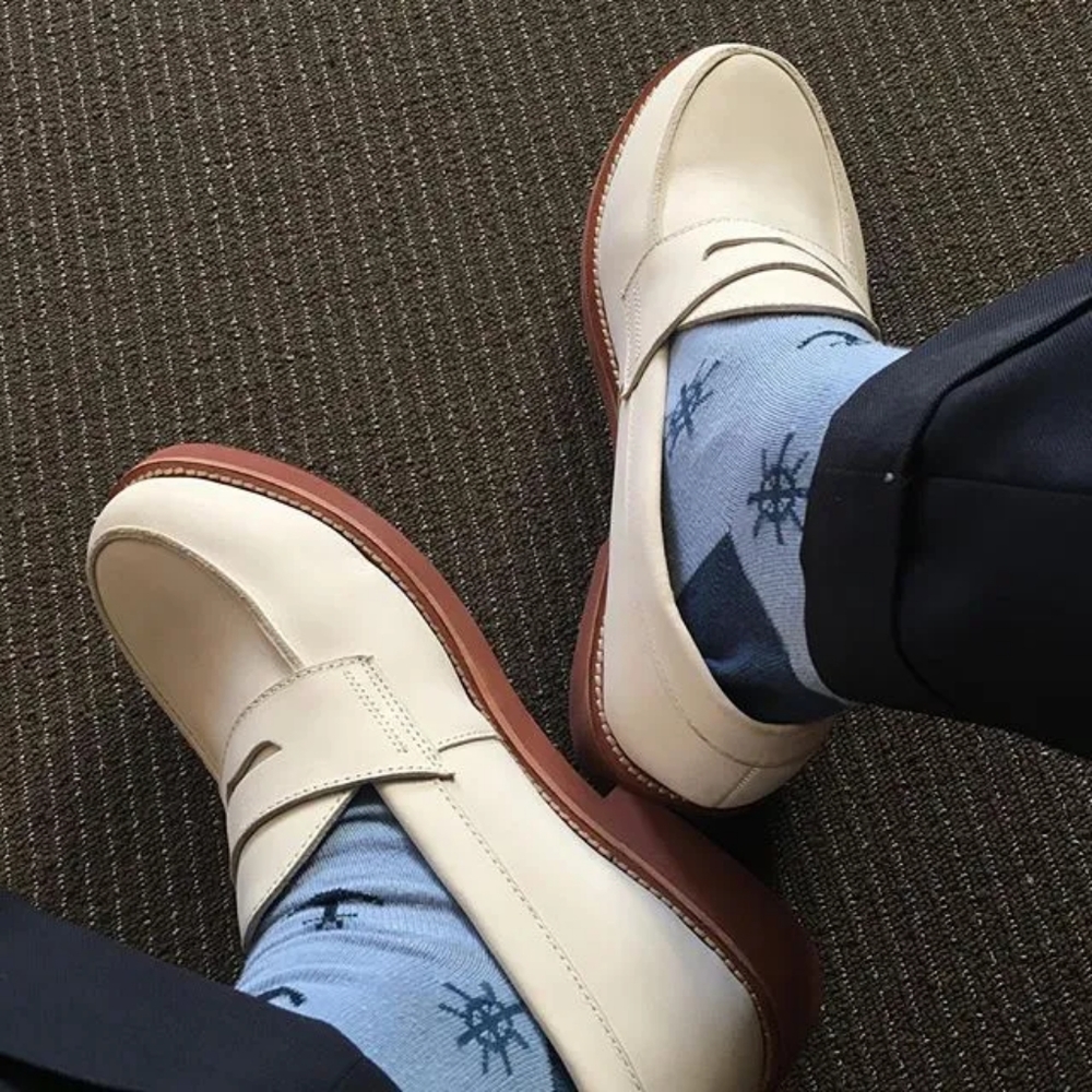 Vintage style men's loafers